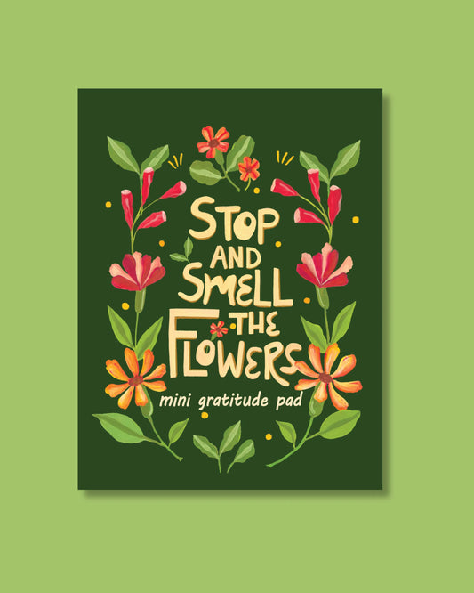 Mini Gratitude Pad with 45 unique prompts