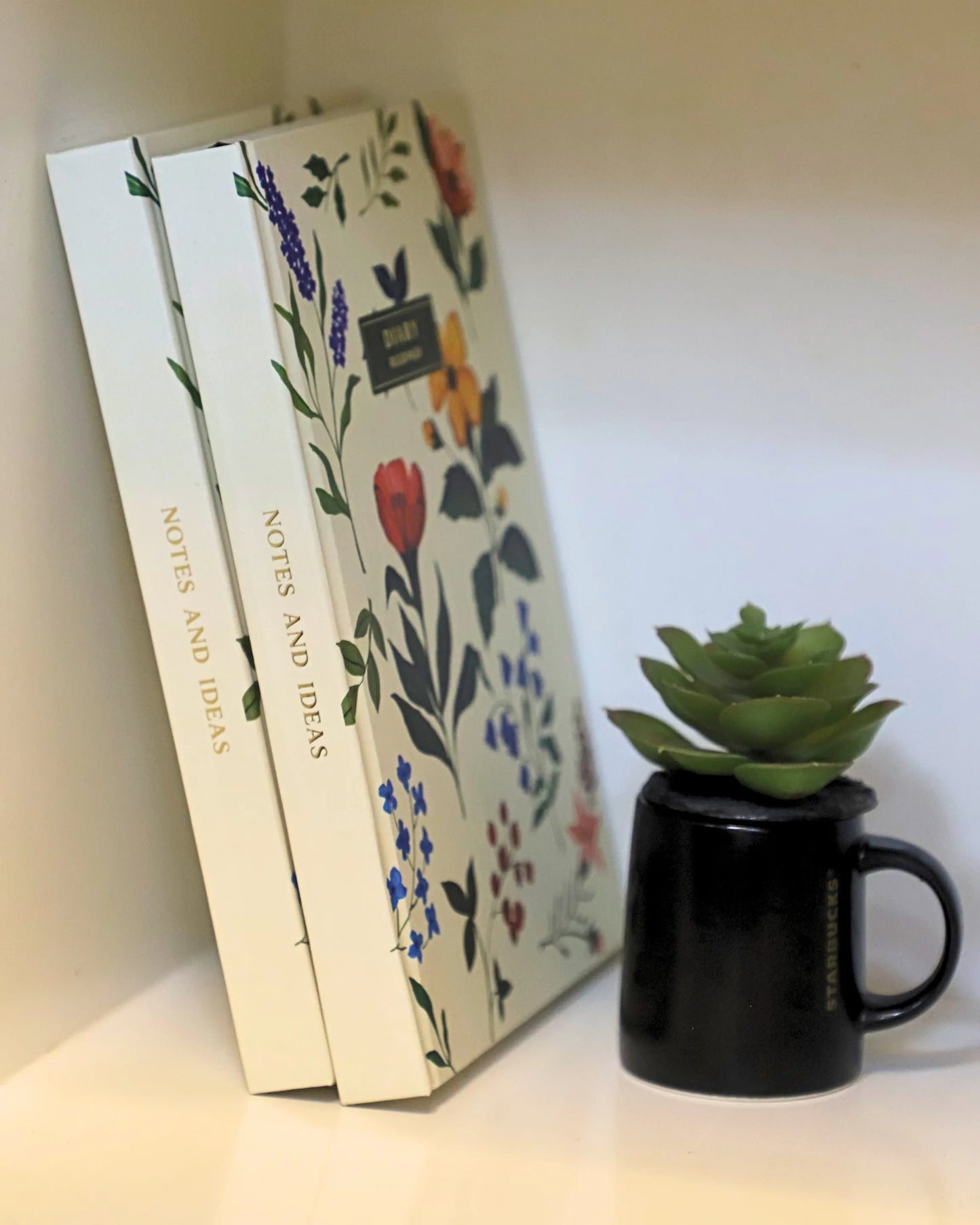 Floral Hardcover Notebook - Ruled Pages