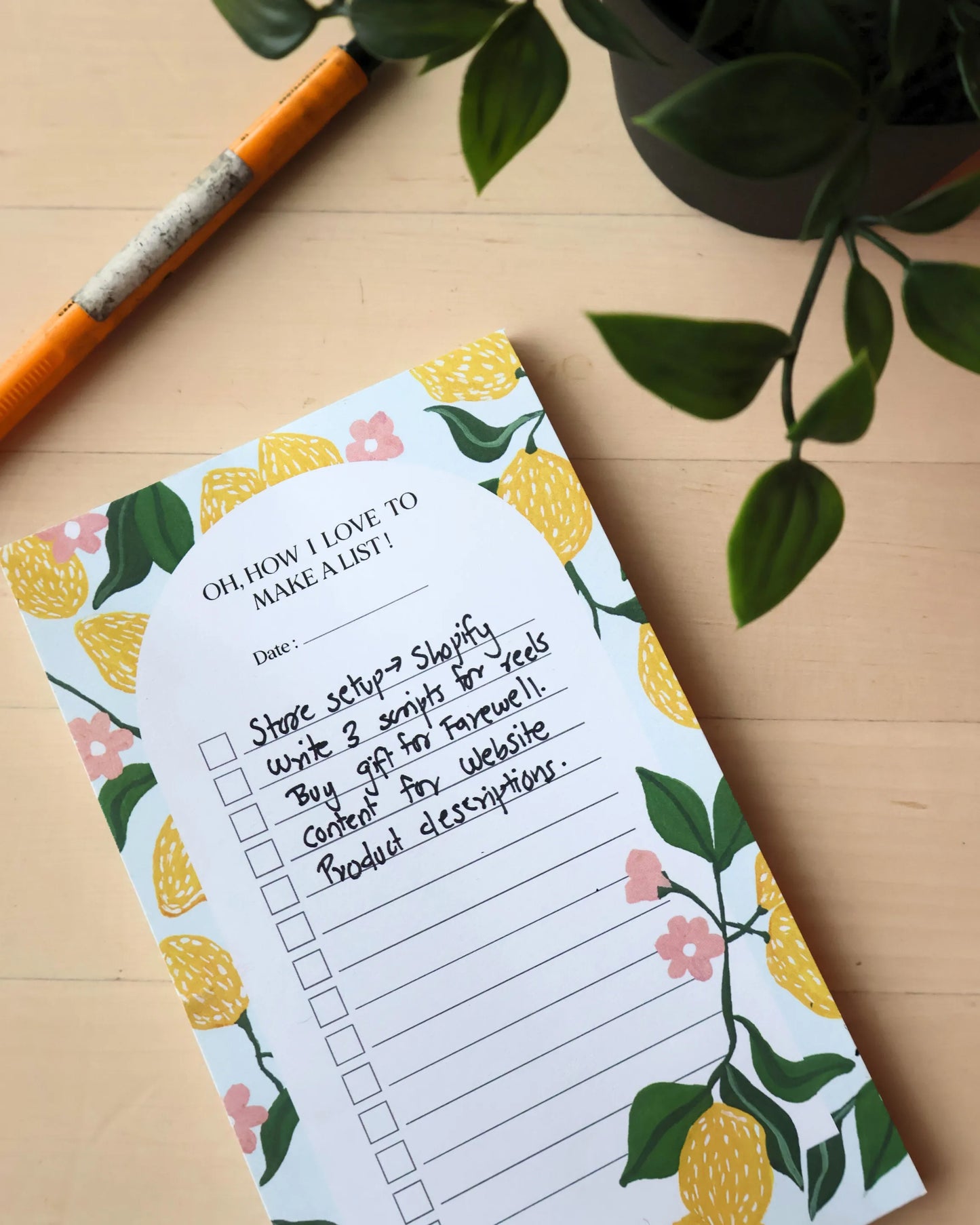 To do list Notepad- Tearable sheets