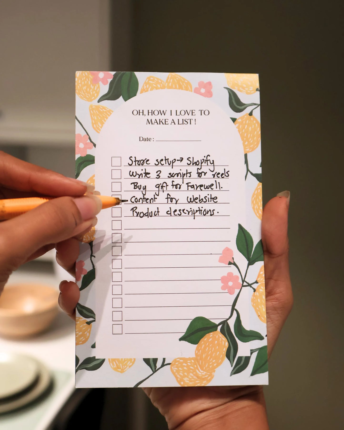 To do list Notepad- Tearable sheets
