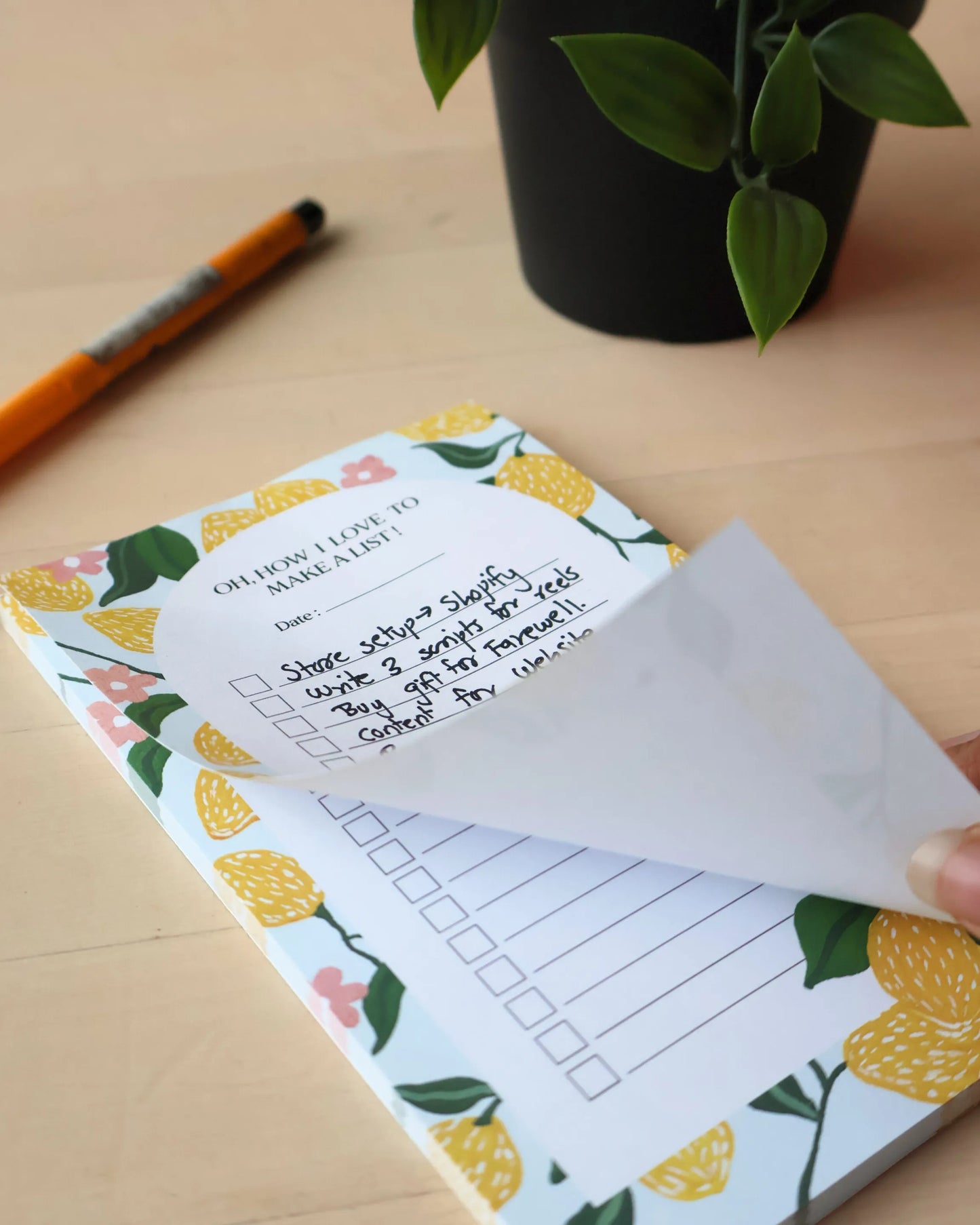 To do list Notepad- Tearable sheets