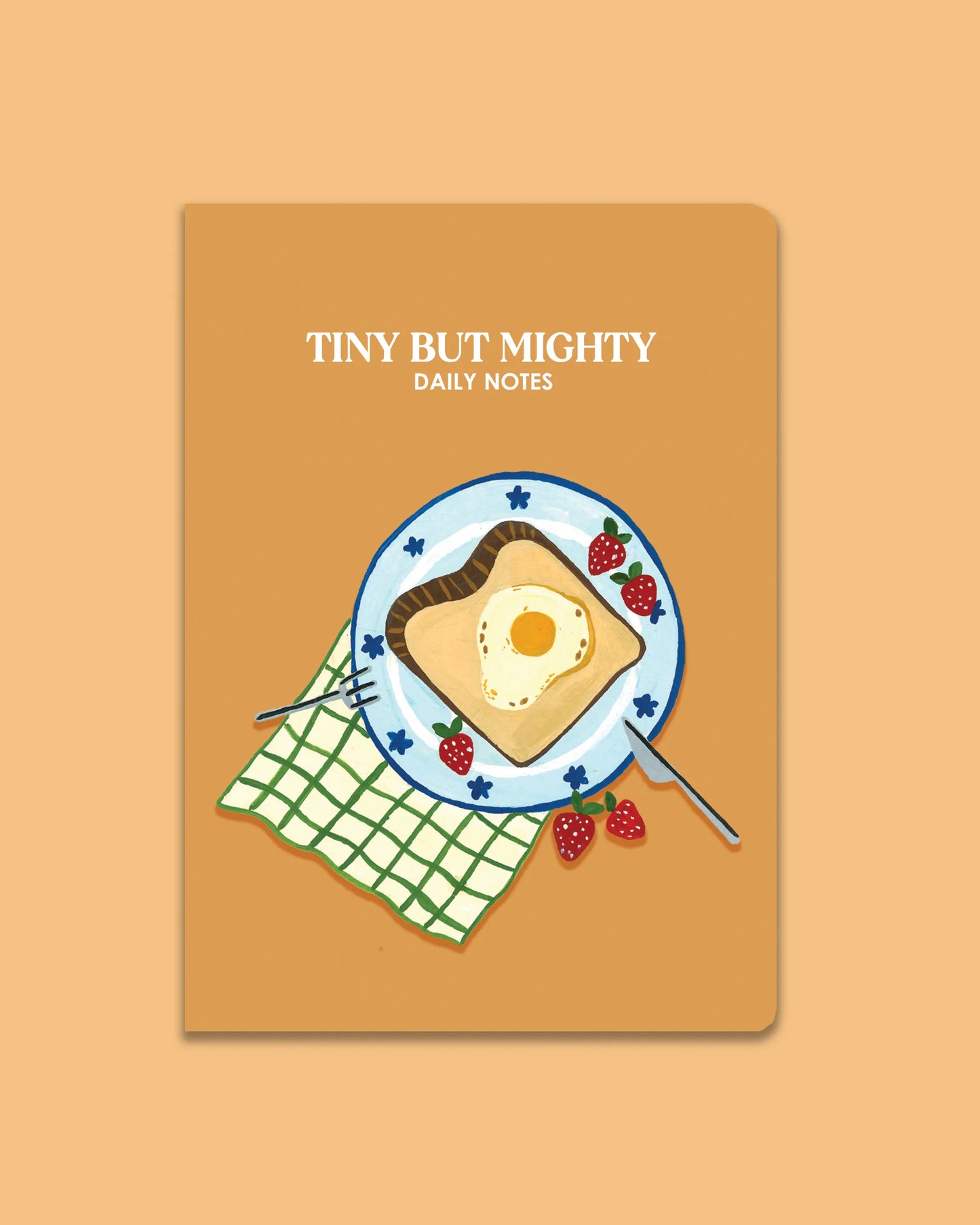 Pocket notebook with blank pages inside