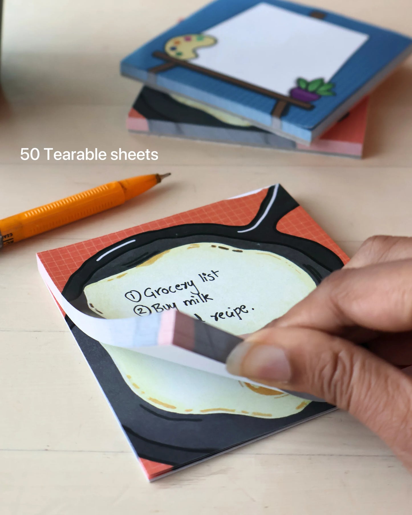 Memo Pad with tearaway sheets