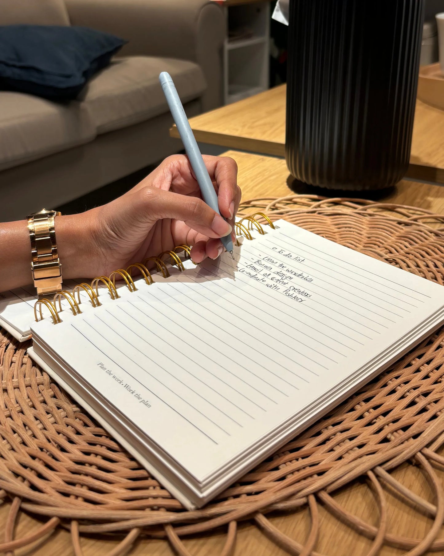 Floral Hardcover Notebook - Ruled Pages