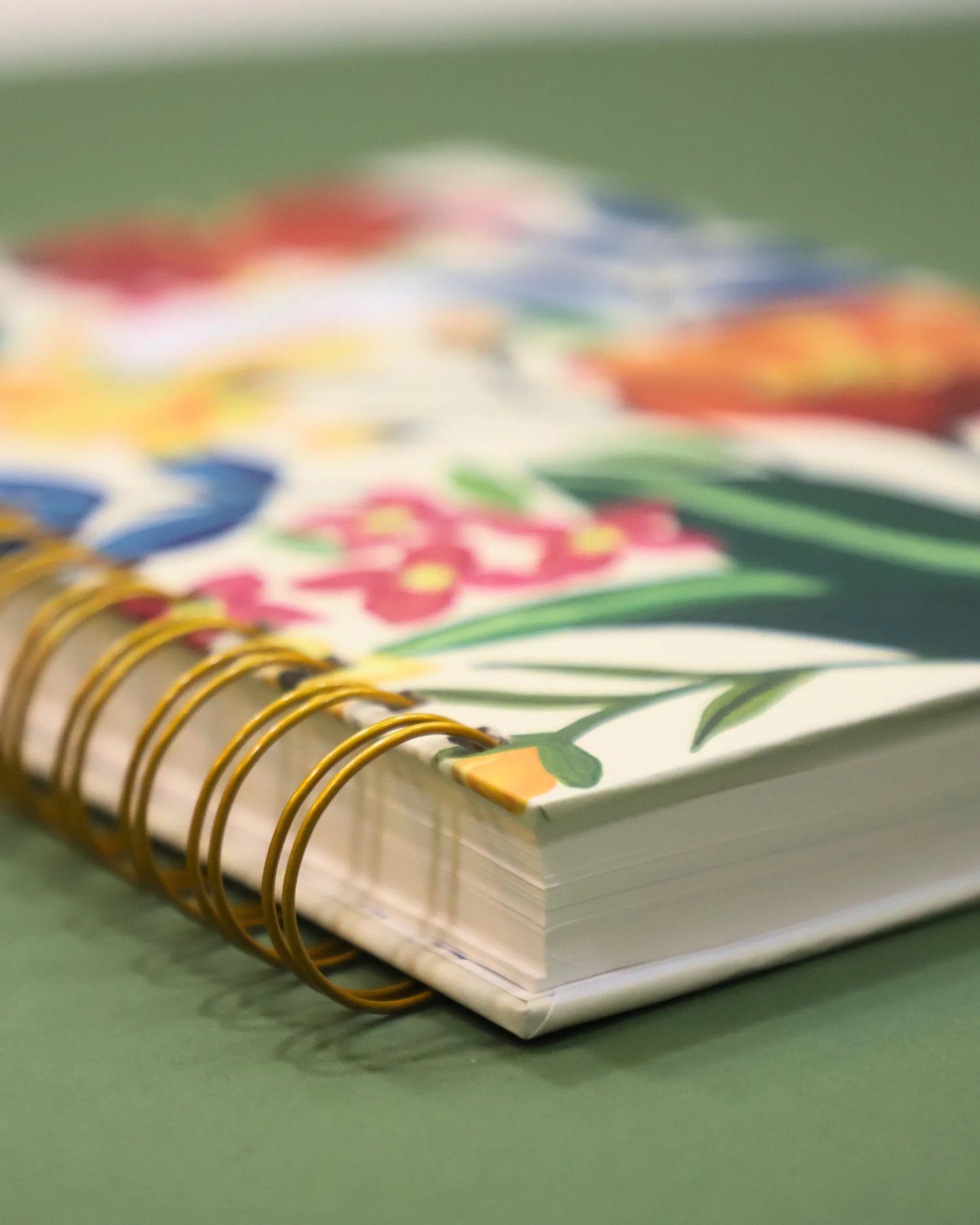 Floral Hardcover Notebook - Ruled Pages