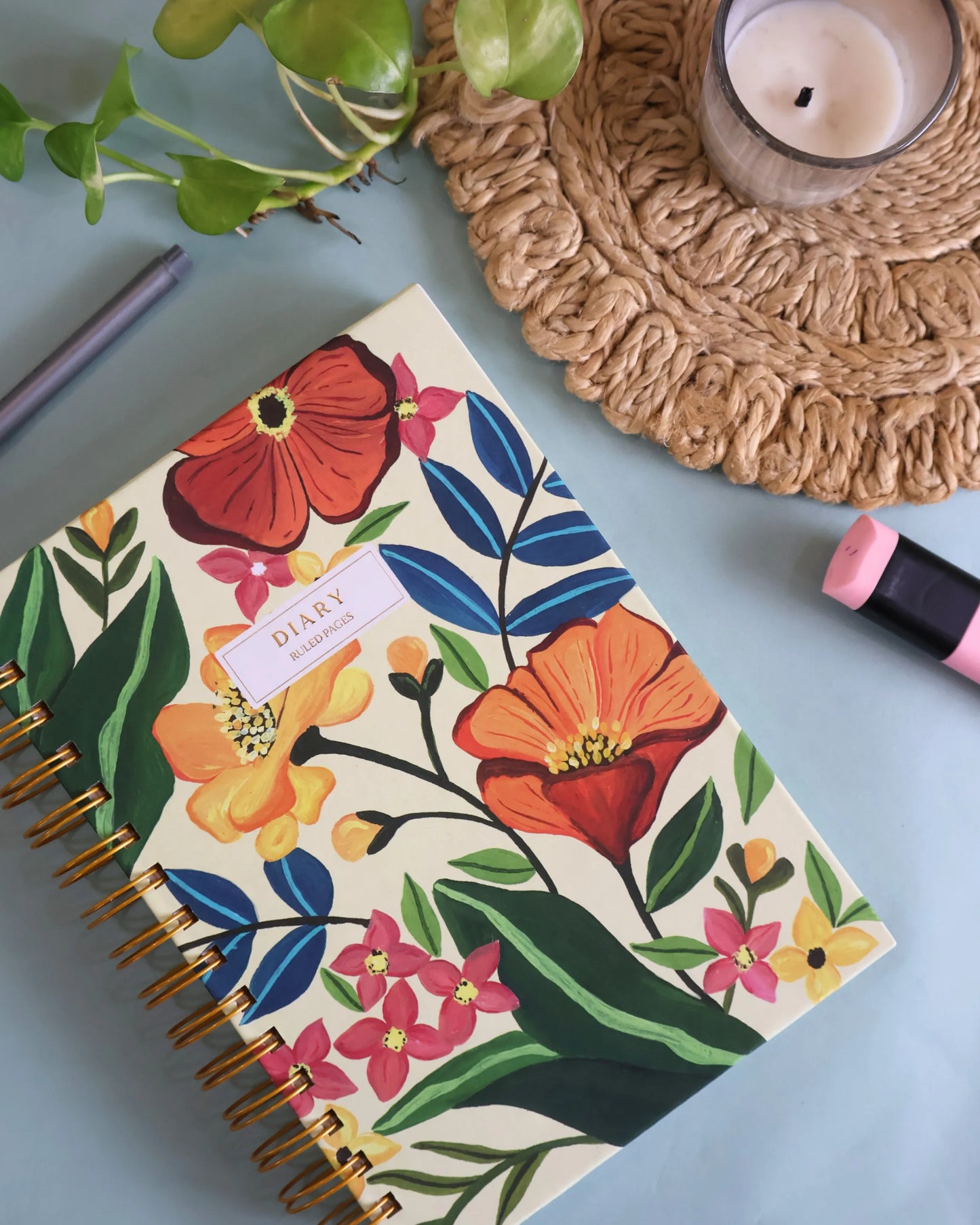 Bloom | Hard Cover Spiral Notebook