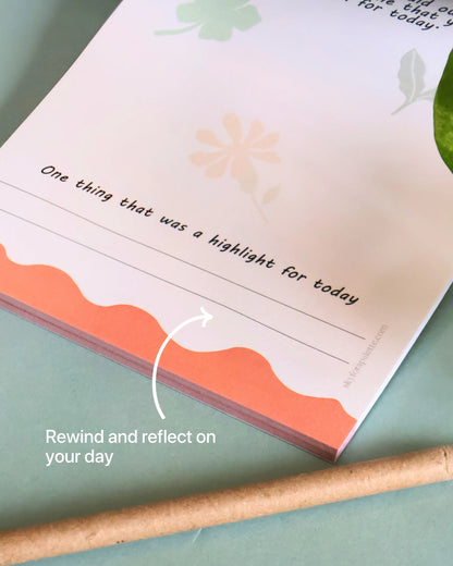 Mini Gratitude Pad with 45 unique prompts