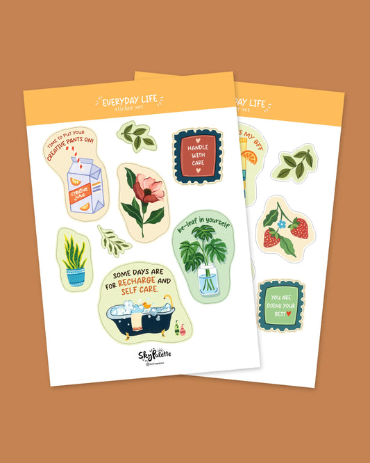 Daily Life | Sticker Sheets (Pack of 2)