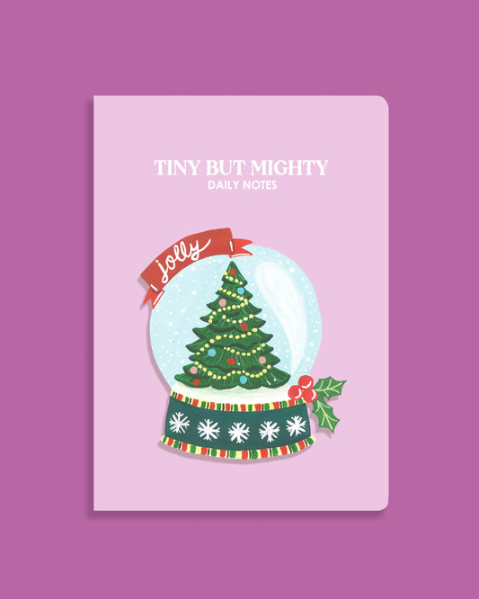 Holiday Globe - Lavender | Christmas Pocket Notebook