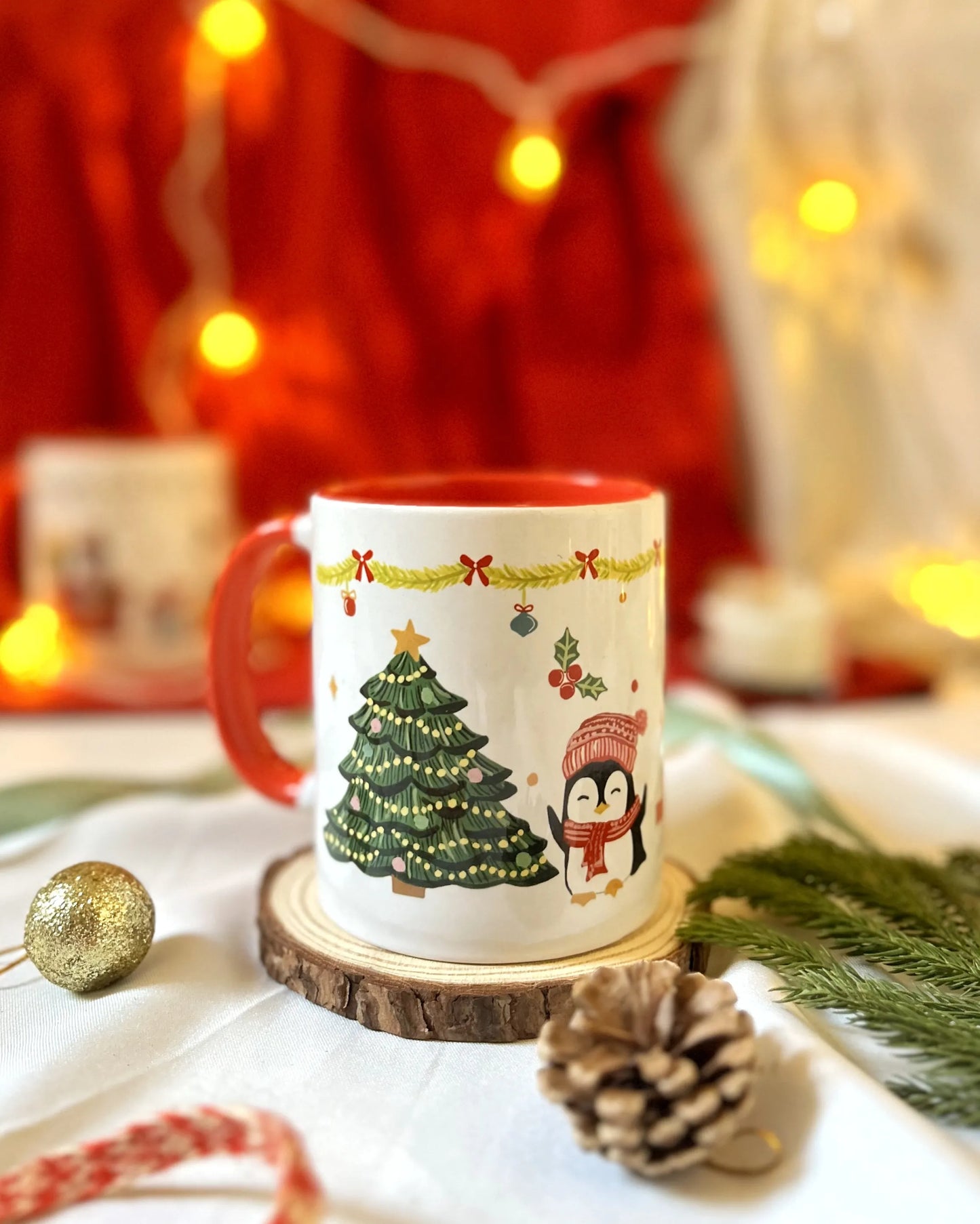Around the Christmas Tree | Ceramic Mug