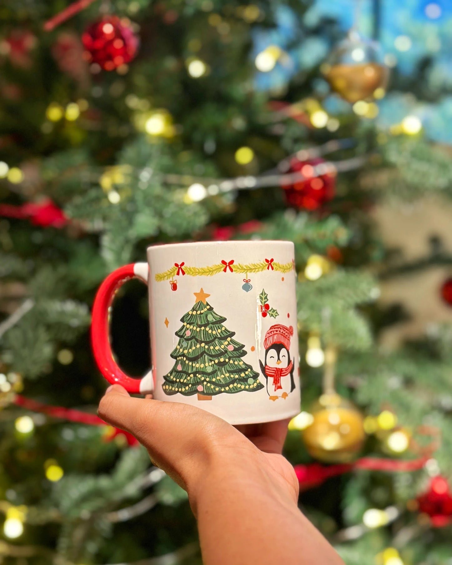 Around the Christmas Tree | Ceramic Mug