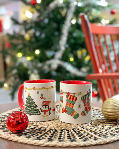 Around the Christmas Tree | Ceramic Mug