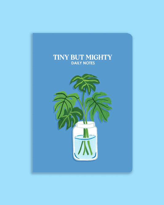 Pocket notebook with blank pages inside