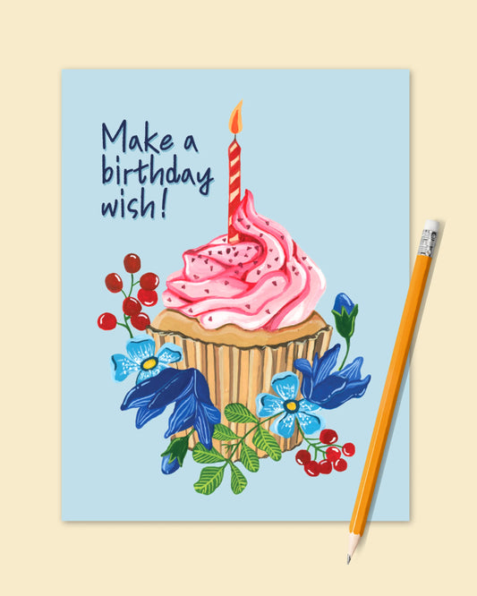Make a wish - Birthday Greeting Card