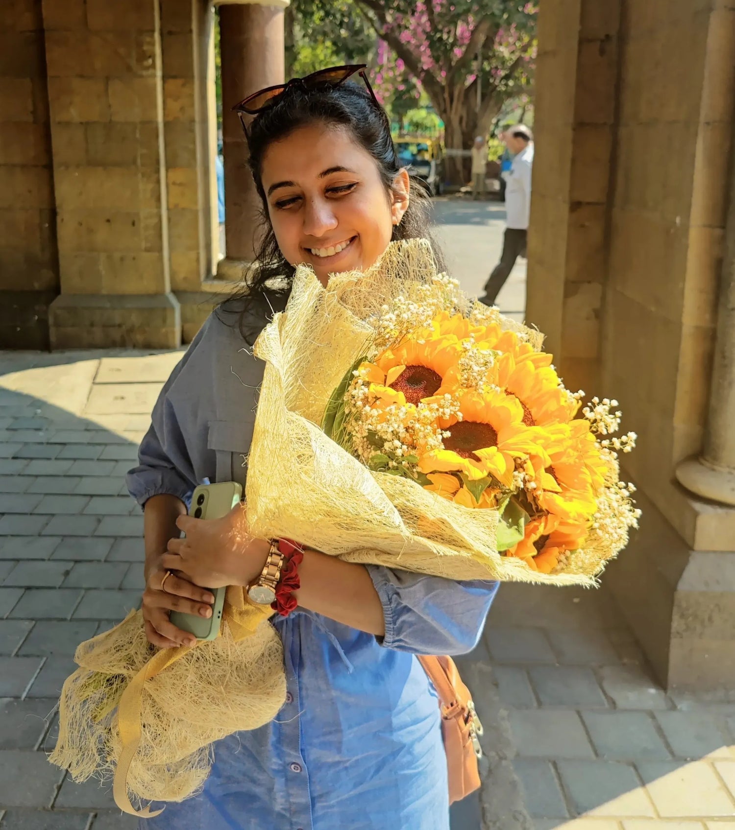 Alifiya Padghawala - the founder of Sky for a Palette, a stationery store selling notebooks, journals, planners, pocket notebooks and greeting cards based on hand-painted illustrations.